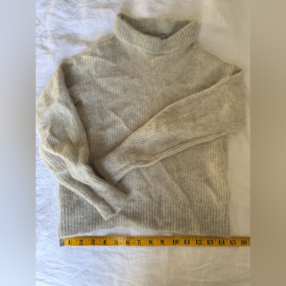 Everlane Cream Turtleneck Sweater